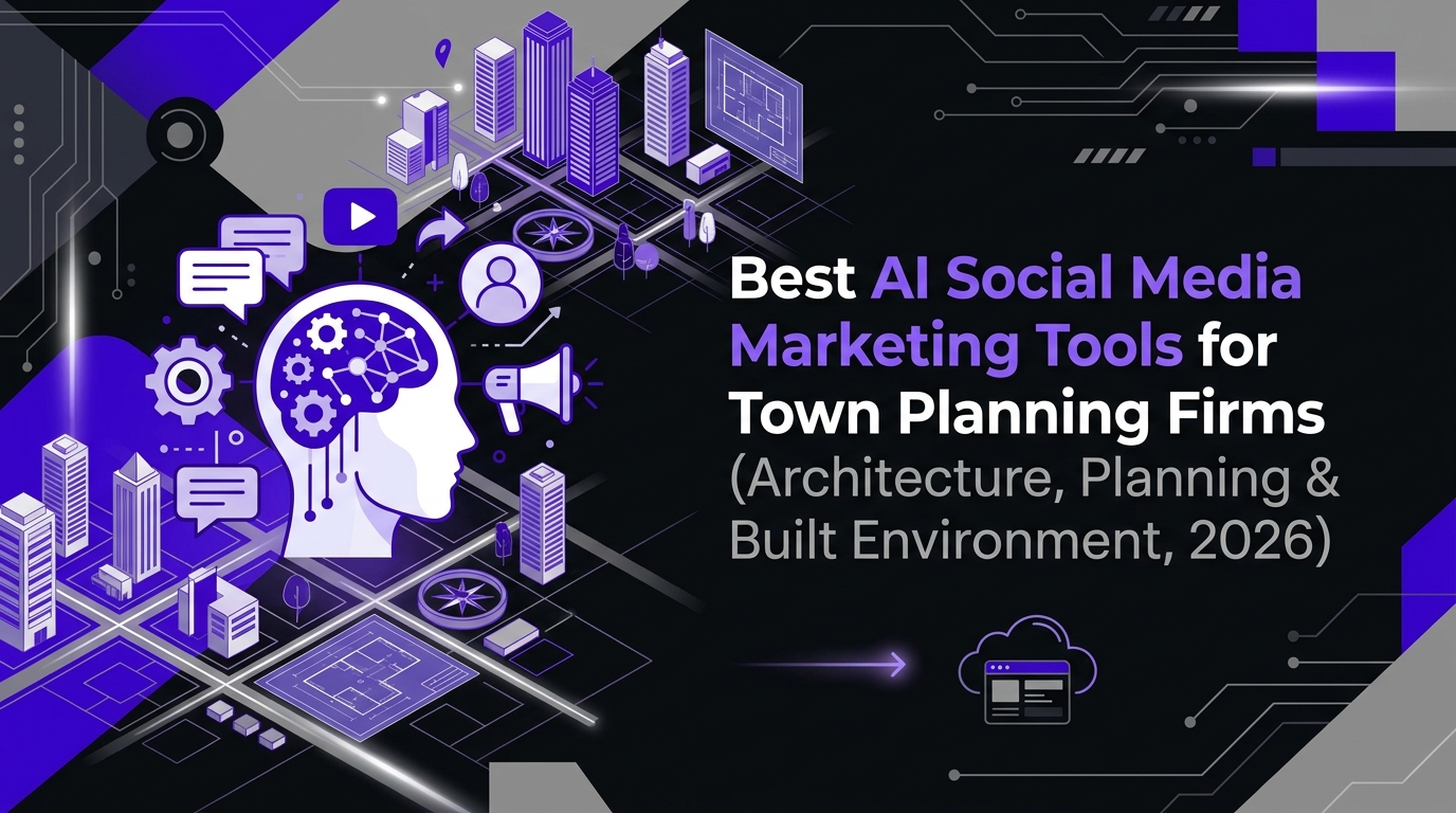 Best AI Social Media Marketing Tools for Town Planning Firms (Architecture, Planning & Built Environment, 2026)