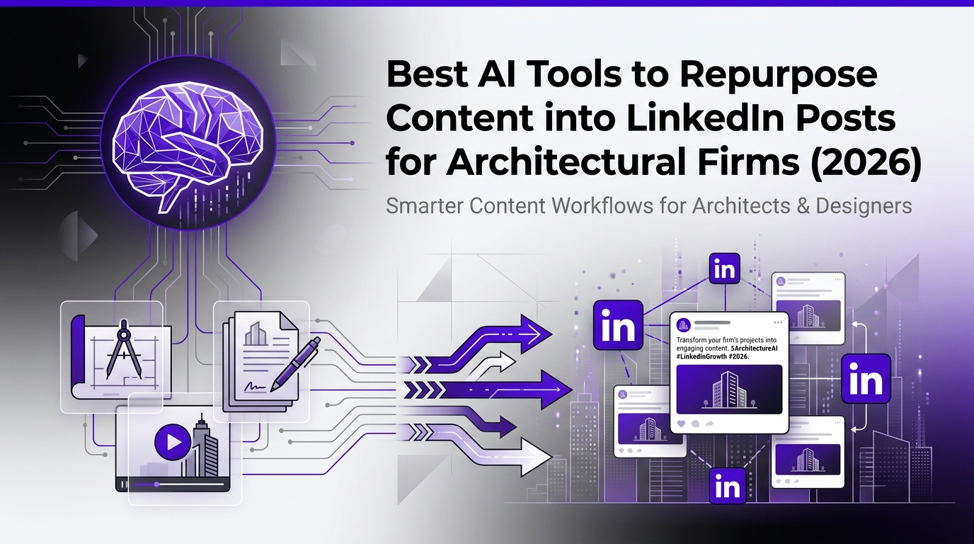 Best AI Tools to Repurpose Content into LinkedIn Posts for Architectural Firms (2026)