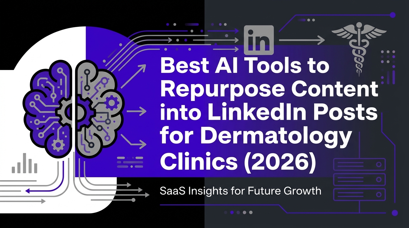 Best AI Tools to Repurpose Content into LinkedIn Posts for Dermatology Clinics (2026)