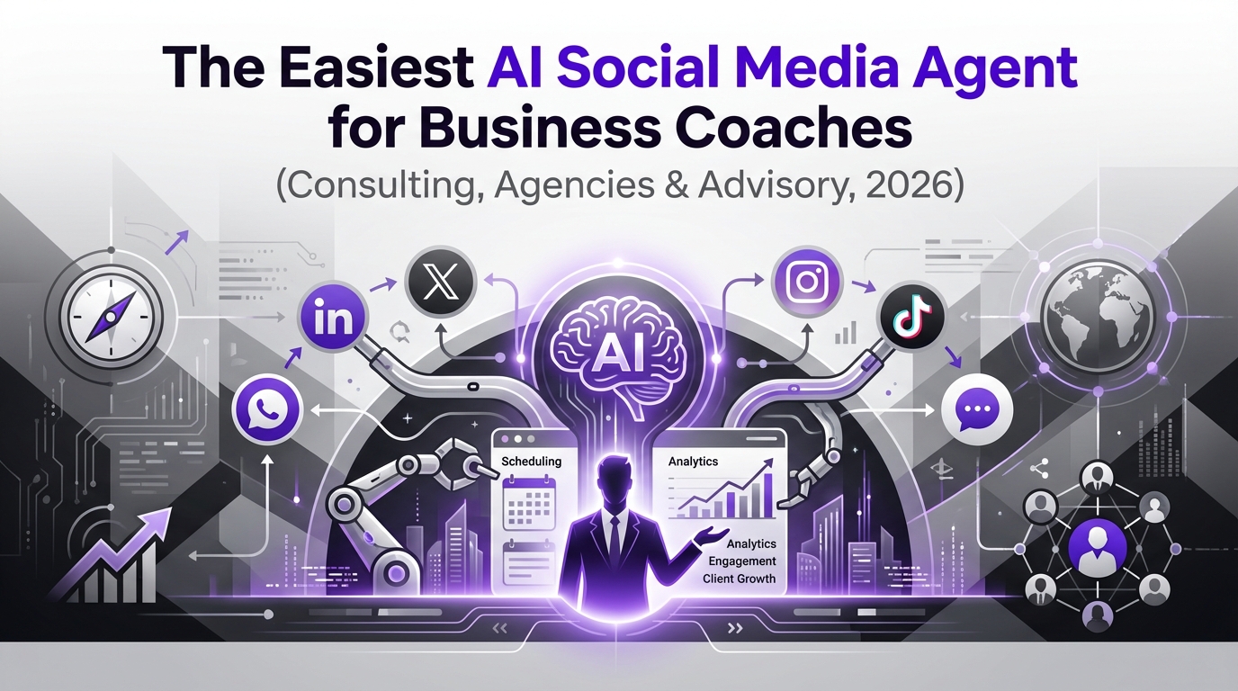 The Easiest AI Social Media Agent for Business Coaches (Consulting, Agencies & Advisory, 2026)