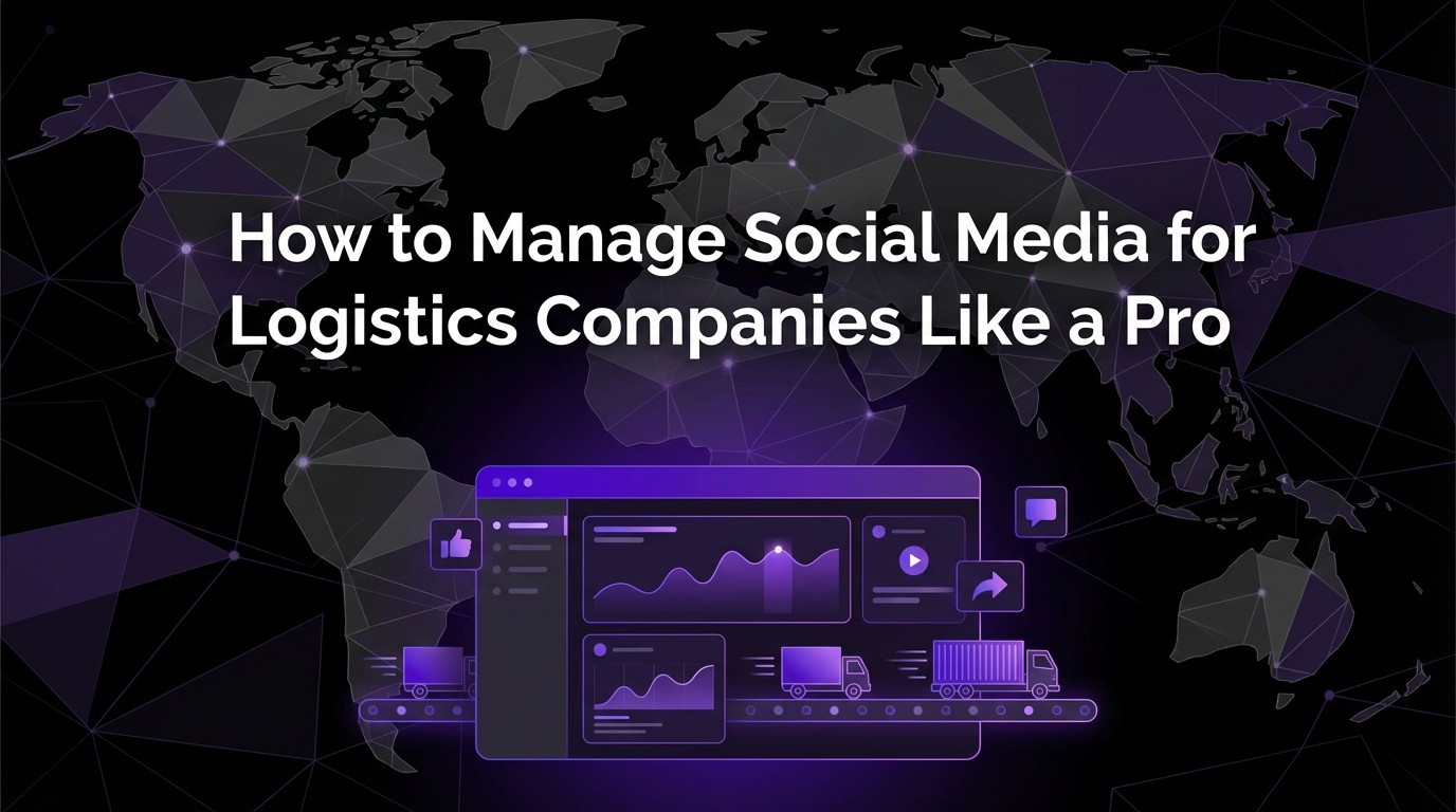 How to Manage Social Media for Logistics Companies Like a Pro